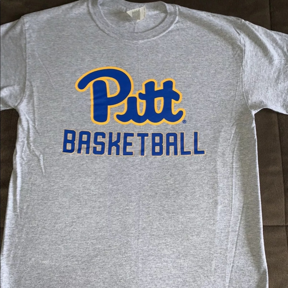 Mens Gray Pitt Panthers Basketball Size MEDIUM